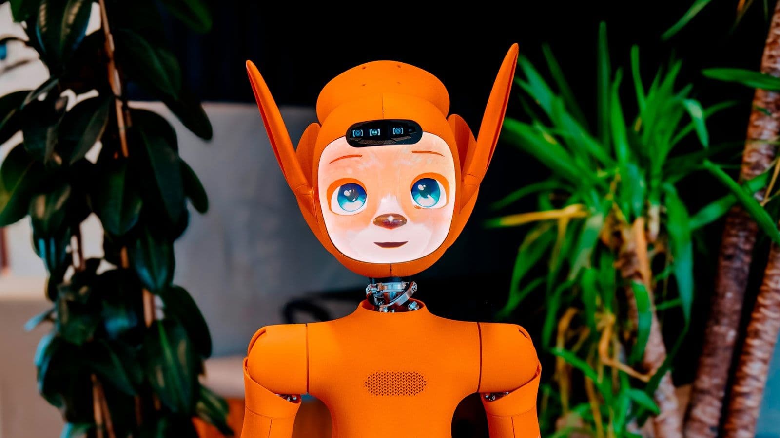 [syncsoft-auto][src:unsplash|id:1767955063920-afa336498158] Humanoid AI robot representing an autonomous agent in a multi-agent orchestration system coordinating enterprise production workloads in 2026